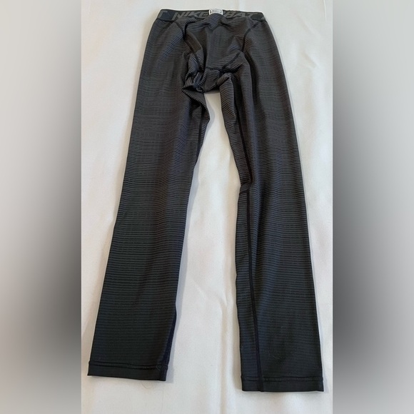Nike Pro Combat Compression Leggings Men Sz Large Black Run Athletic Pants - Picture 9 of 9